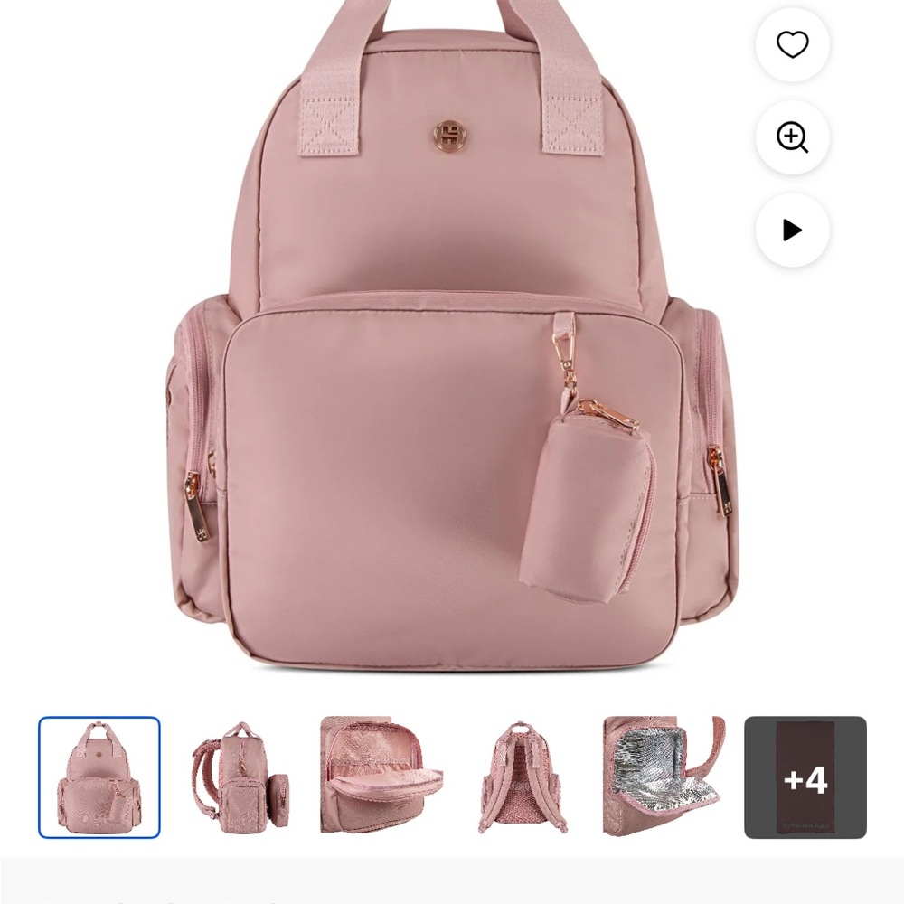 Huggies Pink Diaper Backpack